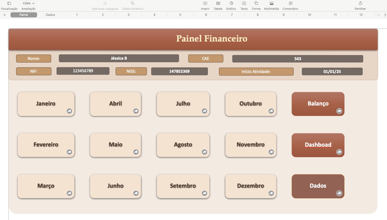 Painel Financeiro — Gestor de Negócios 2026
